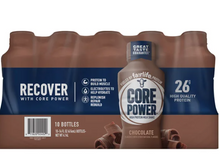 Core Power Protein Shake, Chocolate, 14 fl oz, 10-pack