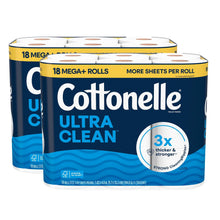 Cottonelle Ultra Clean Bath Tissue, 1-Ply, 313 Sheets, 36 Rolls