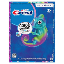 Crest Kid's Advanced Color Changing Toothpaste, Bubblegum, 4.2 oz., 4 pk.