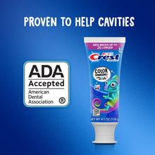 Crest Kid's Advanced Color Changing Toothpaste, Bubblegum, 4.2 oz., 4 pk.