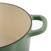 Crock Pot 5Qt Dutch Oven with Lid - Enamel - Cast Iron - Pistachio Green - Brands For Less USA