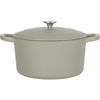 Crock Pot 5Qt Dutch Oven with Lid - Enamel - Cast Iron - Pistachio Green - Brands For Less USA