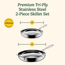 Cuisinart2-PiecePremiumTri-PlySkilletSet4 - Brands For Less USA