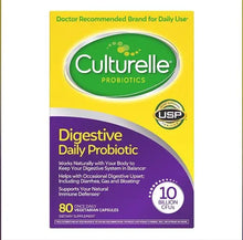 Culturelle Digestive Health Probiotic Capsules with Lactobacillus rhamnosus GG, 80 Count - Brands For Less USA