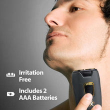 CuttingEdgeDualRotaryTravelShaver-Portable-Battery-Powered-HypoallergenicStainlessSteelBlades-In_1982_3 - Brands For Less USA