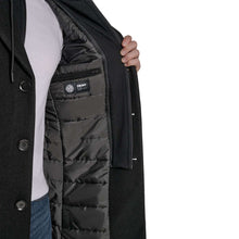DKNY Men's Hooded Coat
