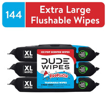 DUDE-Wipes-Poopsicle-Ice-Pop-Scented-Extra-Large-Flushable-Wipes-48-Count-3-Pack-144-Total-_9 - Brands For Less USA