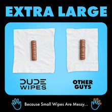 DUDE WIPES XL Flushable Wipes, Fragrance Free, 8 ct., 400 wipes