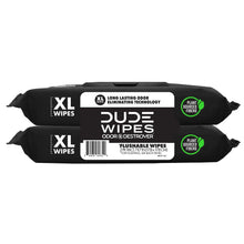 DUDEWipesOdorDestroyerFlushableWipes_XLWetWipes_DeodorizingwithCleanScent_48Count_2Pack - Brands For Less USA