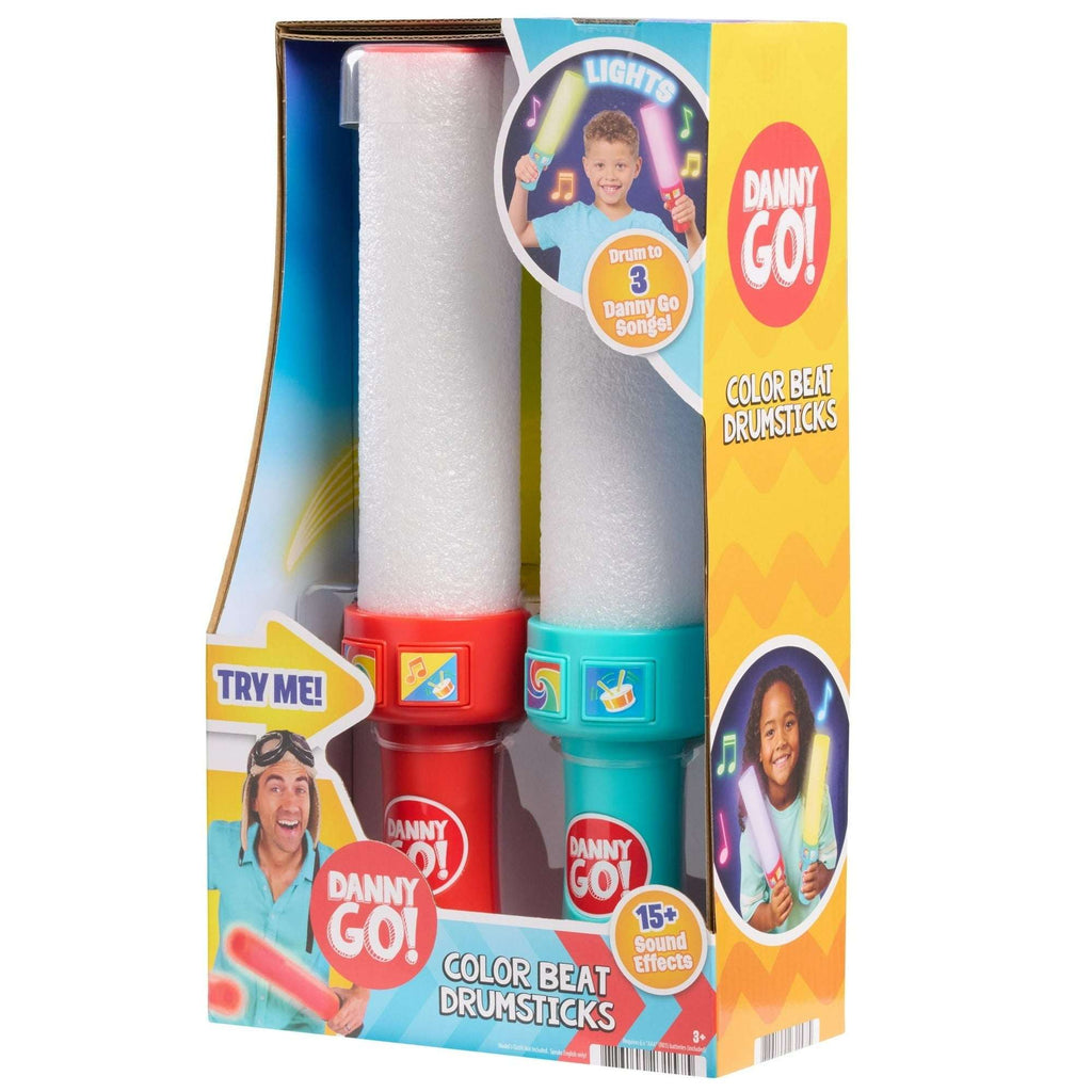 Danny Go Musical Instruments Danny Go! Color Beat Light-Up Musical Drumsticks Officially Licensed T ...