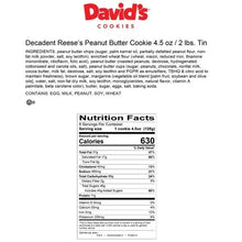 David_sCookiesDecadentTripleChocolatemadewithminiHershey_sKissesandReese_sPeanutButterCupCookiesTin_2Count5 - Brands For Less USA