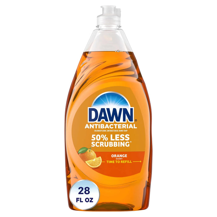 Dawn Ultra Antibacterial Hand Soap, Orange, 28 fl oz– Brands For Less USA