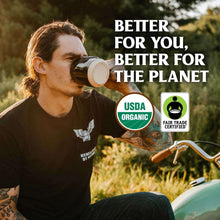 Death Wish Organic Dark Roast Ground Coffee, 34 oz.