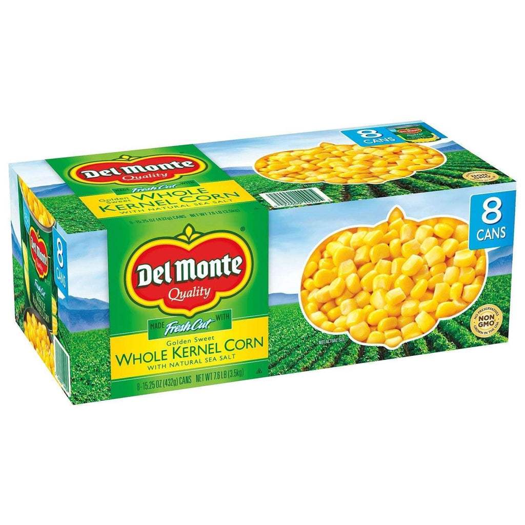 Corn Kernels Rite Brand Del Monte Golden Sweet Whole Kernel Corn, 15.25 oz., 8 pk.– Brands For ...
