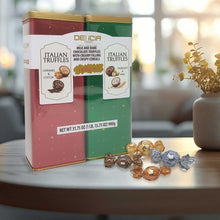 Delicia Fine Italian Chocolate Truffles Gift Tins, 2 pk.