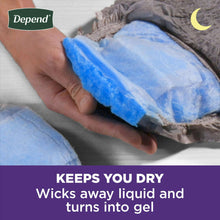 Depend Night Defense Incontinence Underwear for Men, Adult Diapers, XL, 20 Count