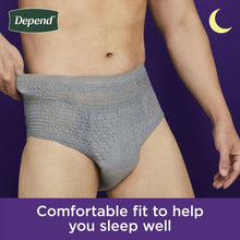 Depend Night Defense Incontinence Underwear for Men, Adult Diapers, XL, 20 Count
