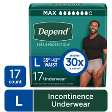 DependFreshProtectionIncontinenceUnderwearforMen_AdultDiapers_L_17Count8 - Brands For Less USA