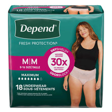 DependFreshProtectionIncontinenceUnderwearforWomen_AdultDiapers_M_18Count - Brands For Less USA