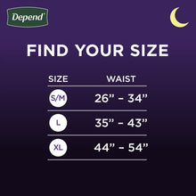 Depend Night Defense Incontinence Underwear for Men, Adult Diapers, XL, 20 Count