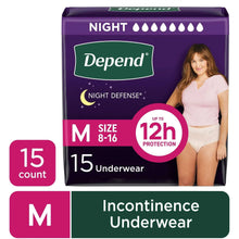 DependNightDefenseIncontinenceUnderwearforWomen-AdultDiapers-M-15Count8-_1 - Brands For Less USA