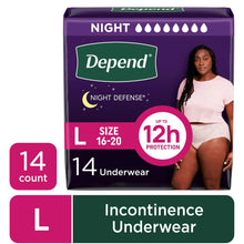 DependNightDefenseIncontinenceUnderwearforWomen_AdultDiapers_L_14Count9 - Brands For Less USA
