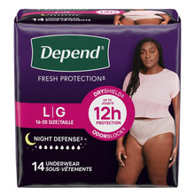 DependNightDefenseIncontinenceUnderwearforWomen_AdultDiapers_L_14Count - Brands For Less USA