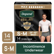 DependRealFitIncontinenceUnderwearforMen-AdultDiapers-SM-Grey-14Count8-_1 - Brands For Less USA