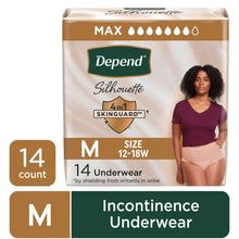 DependSilhouetteWomen-sIncontinence-PostpartumBladderLeakUnderwear-M-14Count8-_1 - Brands For Less USA