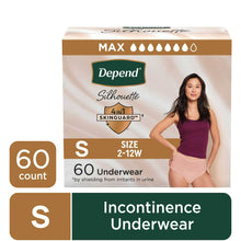 DependSilhouetteWomen_sIncontinence_PostpartumBladderLeakUnderwear_S_60Count6 - Brands For Less USA