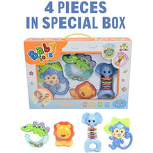 DevelopingSpatialAwarenessBabyRattlesTeethers_ShakerGrab_andSpinRattlesSetBluish4 - Brands For Less USA
