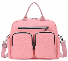 Diaper Bag Tote,AILKIN Baby Diaper Bag with 3 Insulated Pockets Adjustable Shoulder Strap Dry & Wet Compartment Large Capacity Bag Maternity Mommy Travel Diaper Bag for Boys Girls,Women(Pink)