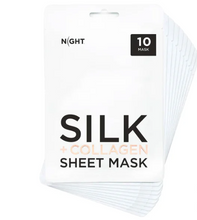 Discover NIGHT Firming Silk Collagen Sheet Mask 10-pack