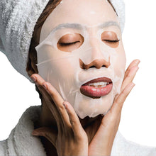 Descubre la mascarilla facial nocturna hidratante de seda con ácido hialurónico (paquete de 10).