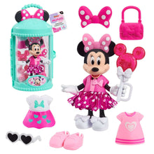 Disney Junior Minnie Mouse Fabulous Fashion Doll and Accessories, Pretty In Pink Baby and Toddler Toys