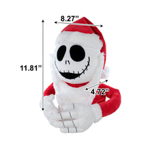 Disney, The Nightmare Before Christmas Jack Skellington Holiday Plush Tree Hugger, Black 11.5" High