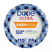 Dixie Ultra Extra Deep Dish Disposable Paper Plates, 28 oz./115 ct. - Brands For Less USA