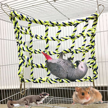 Djunllk Parrot Climbing Color Climbing Net Rope Hanging Pet Toy Hamster, Pet Bird Supplies