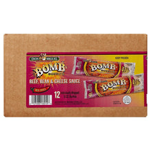 Don Miguel Beef, Bean and Cheese Bomb Burritos, 12 oz, 12-count