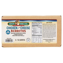 Don Miguel Burritos, Chicken & Cheese Burritos, 7 oz, 12-count