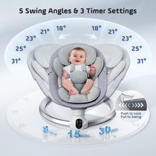 DoulamiElectricBabySwingforNewborntoToddlerPortableInfantSwingRockerwithRemote_APPControl_IMDTouchPanel_5SwaySpeeds_10Lullabies1 - Brands For Less USA