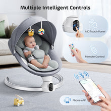 DoulamiElectricBabySwingforNewborntoToddlerPortableInfantSwingRockerwithRemote_APPControl_IMDTouchPanel_5SwaySpeeds_10Lullabies2 - Brands For Less USA