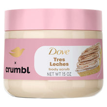 Dove & Crumbl Limited Edition Body Scrub Tres Leches 15 OZ (3 PACK )
