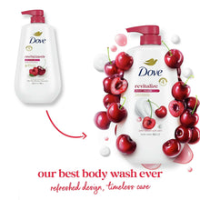DoveBodyWashforWomenMoisturizingRevitalizanteCherry-ChiaMilkCleanserAllSkin-30-6ozwithPump5-_3 - Brands For Less USA