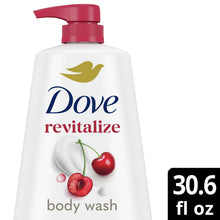 DoveBodyWashforWomenMoisturizingRevitalizanteCherry_ChiaMilkCleanserAllSkin_30.6ozwithPump7 - Brands For Less USA