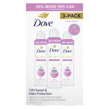 Dove Clear Finish APA Spray Deodorant, 4.8 oz., 3 pk.