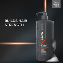 Dove Men+Care Shampoo Builds Hair Strength, Thick & Strong, with Calcium, 28 fl oz