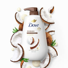 DoveRestoringGentleBodyWashforWomenCoconut-CocoaButter-30-6ozwithPump3-_8 - Brands For Less USA