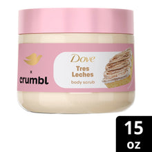 Dove & Crumbl Limited Edition Body Scrub Tres Leches 15 OZ (3 PACK )