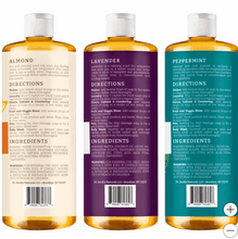 Dr. Jacobs Naturals Pure Castile Soap, Variety Pack, 32 oz, 3-count